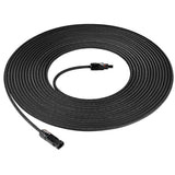 10 Gauge Solar Panel Extension Cable with Male and Female Solar Connector Ends | Pair of 10AWG Red and Black Extension Wire with Connectors on Both Ends | Choose Cable Length: 10ft, 15ft, 20ft, 30ft, 50ft, 75ft, 100ft