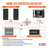 400W Complete Solar Kit