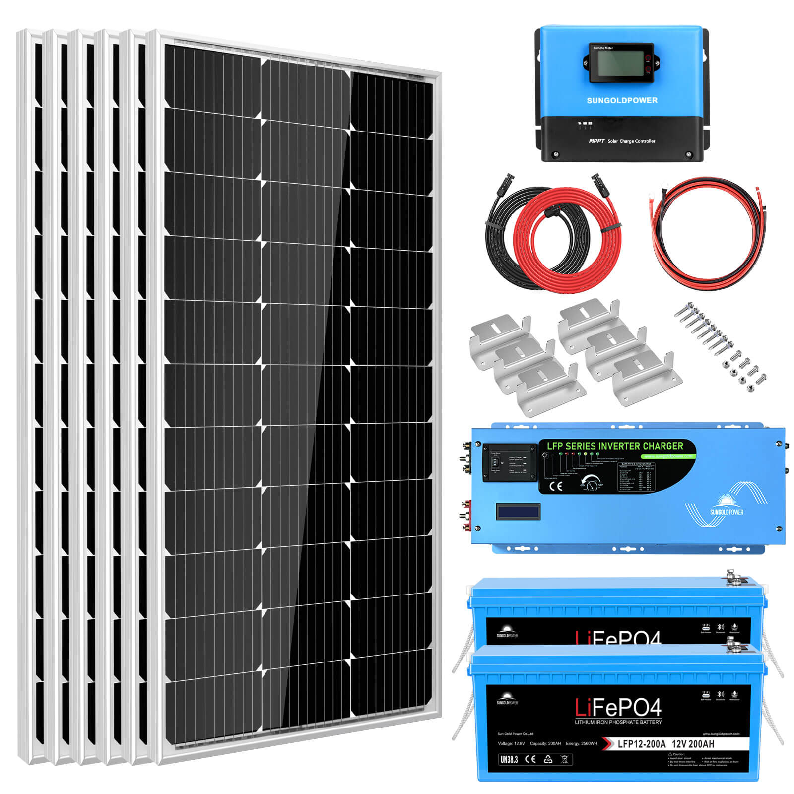 600W Off-Grid Solar Kit
