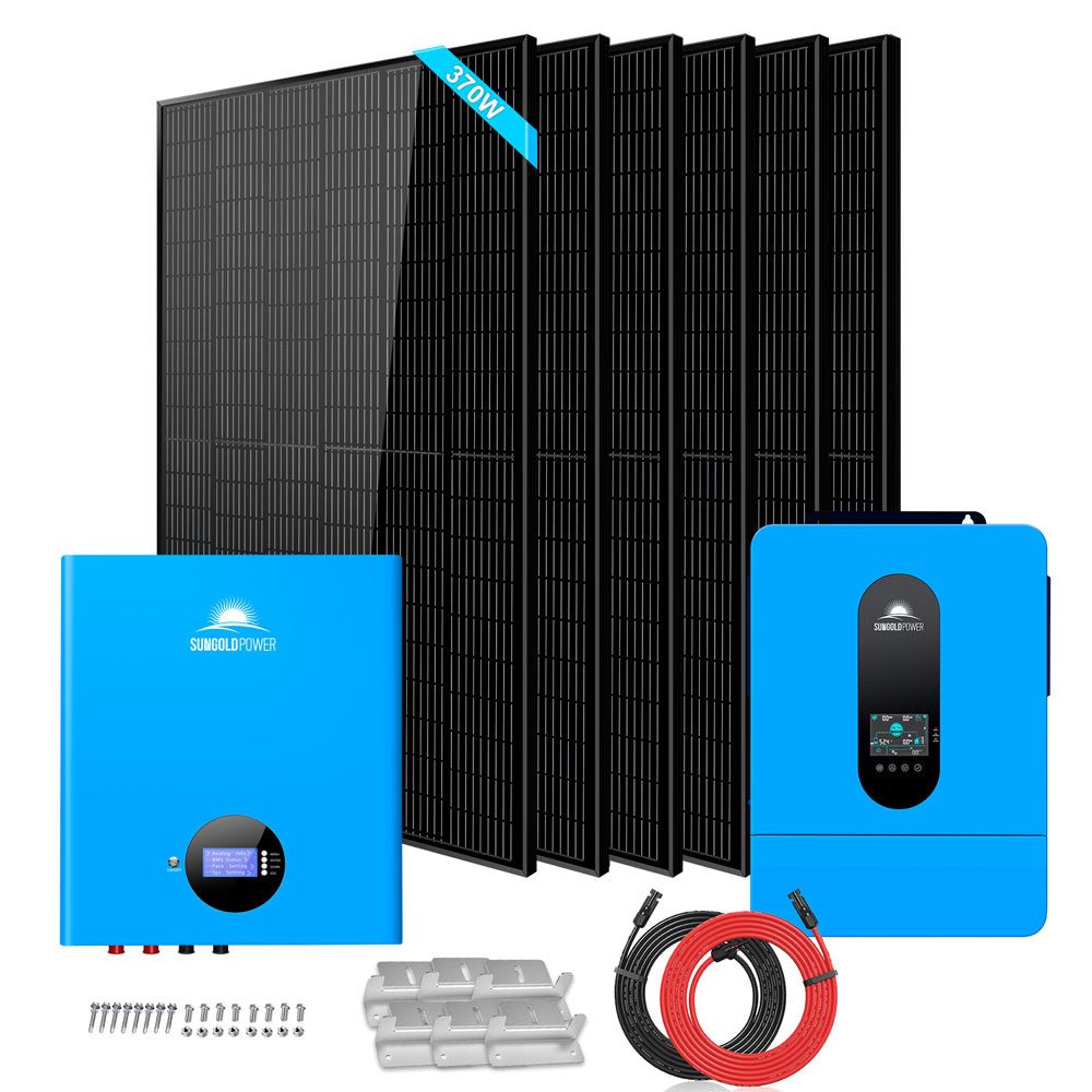 2220W Off-Grid Solar Kit | 5kWh battery