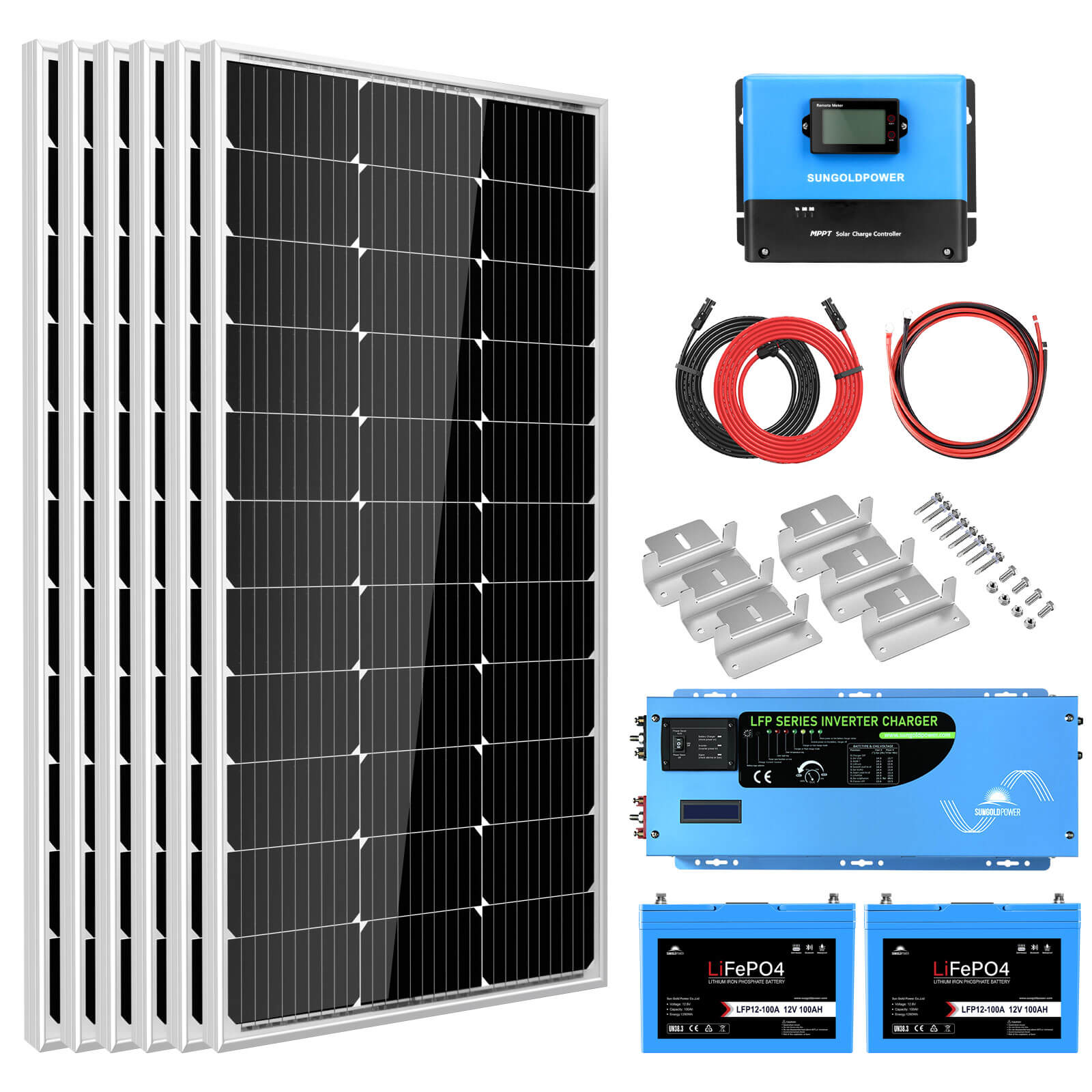 600W Off-Grid Solar Kit