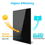 415W Mono Black PERC Solar Panel UL 61730