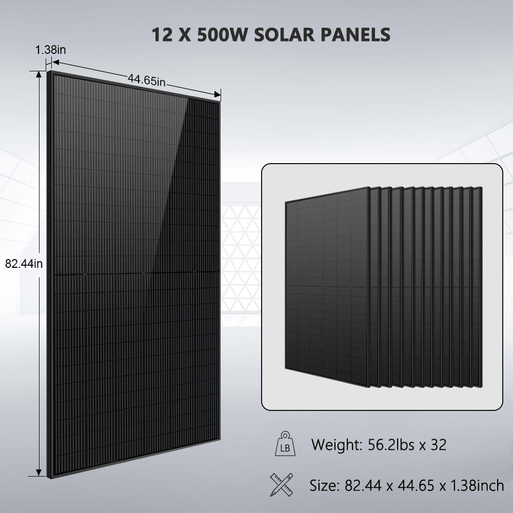 6000W Hybrid Solar Kit