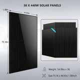 15840W Hybrid Solar Kit