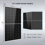 5400W Complete Off-Grid Solar Kit