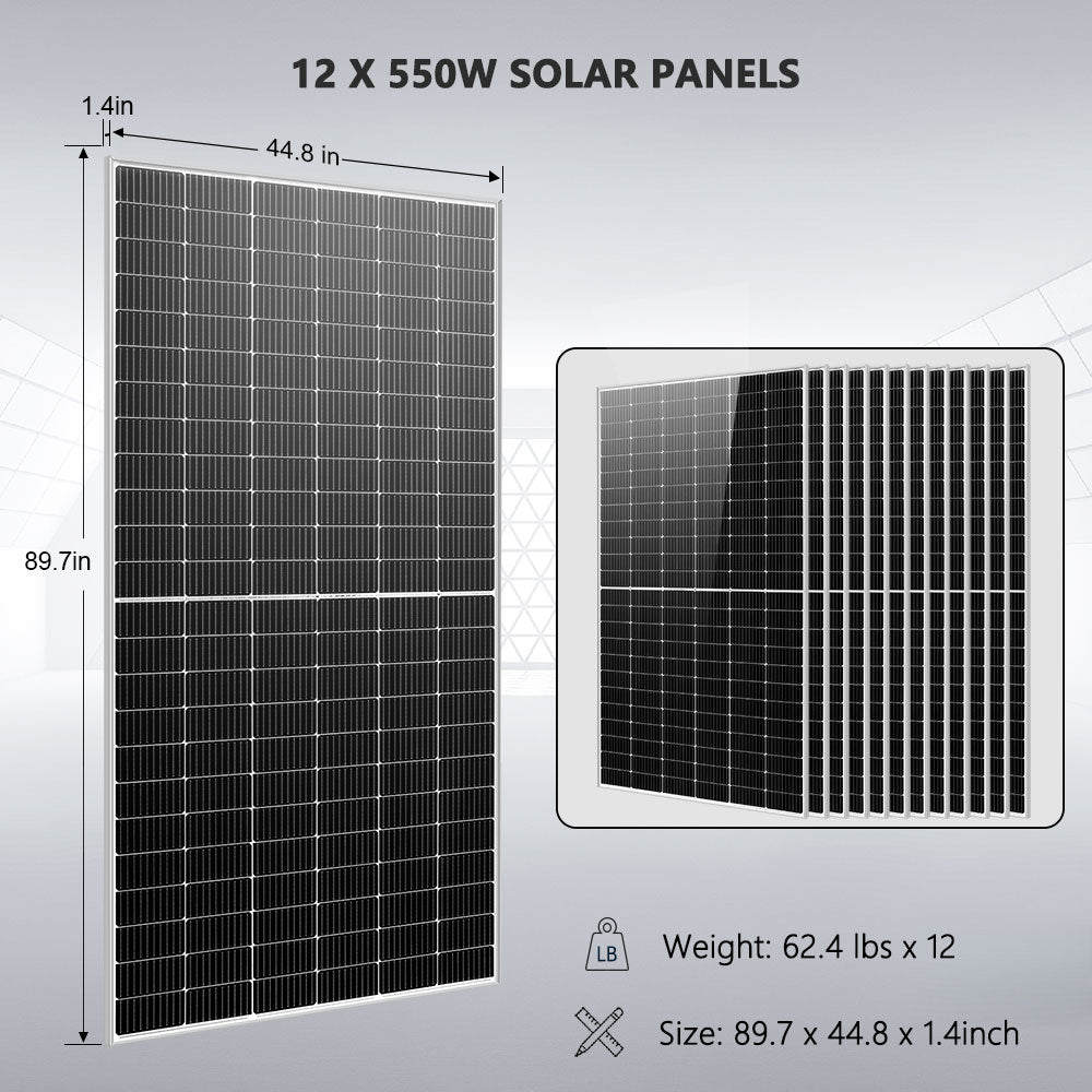 6600W Off-Grid Solar Kit