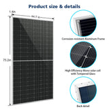 560W Bifacial PERC Solar Panel