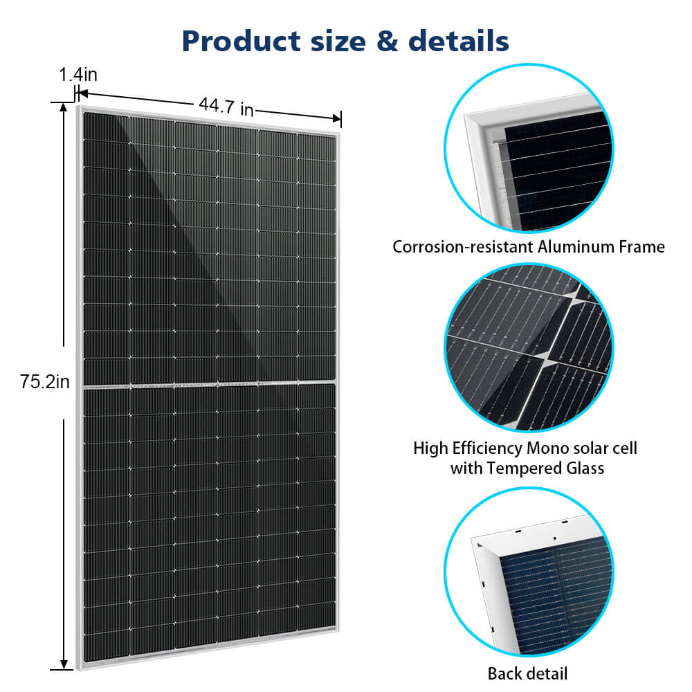 460W Bifacial PERC Solar Panel