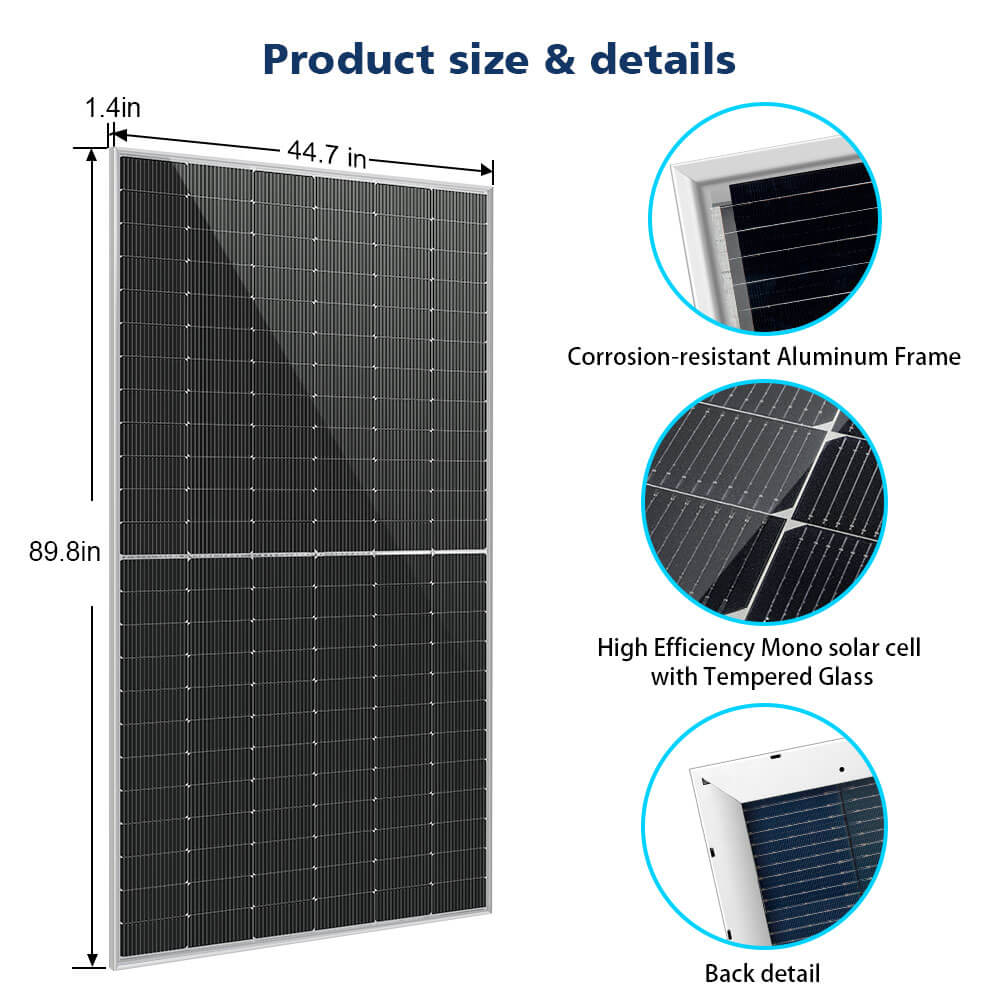560 WATT BIFACIAL PERC SOLAR PANEL FULL PALLET (32 PANELS)