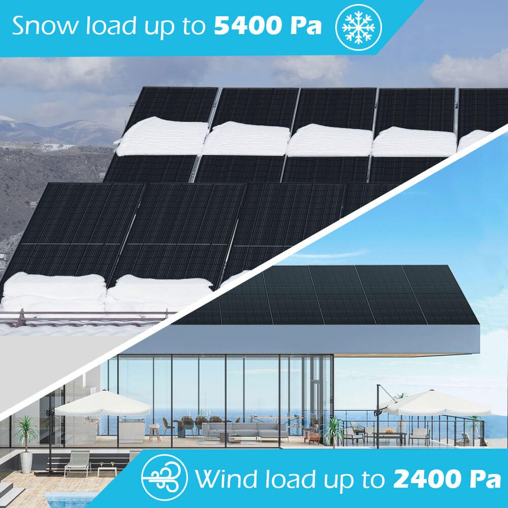 415W Mono Black PERC Solar Panel UL 61730