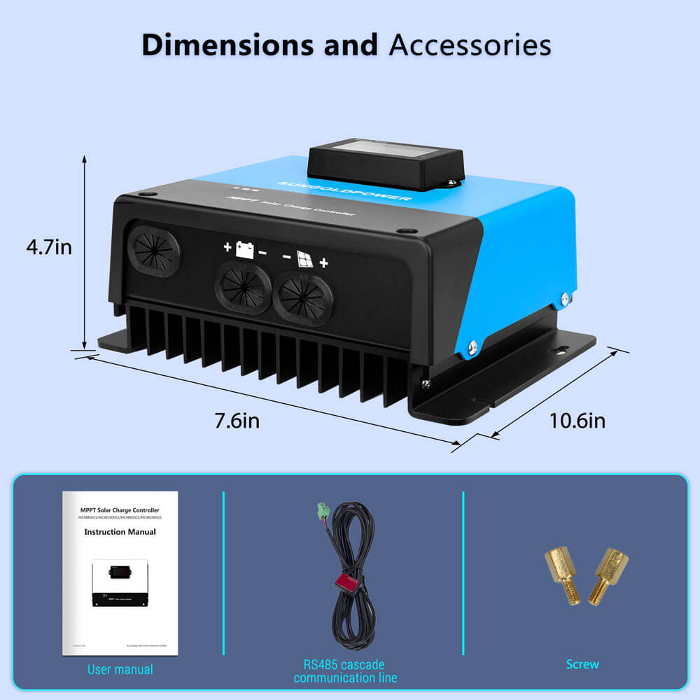 60 Amp MPPT Solar Charge Controller