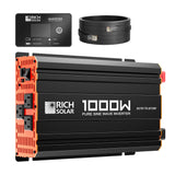 NOVA PURE 1K | 1000 Watt (1kW) 12 Volt Industrial Pure Sine Wave Inverter | Powerful 1000W 12V Off-Grid Inverter for RVs, Trailers, Campers, Vans, Trucks, Overlanders, Boats | Top Rated