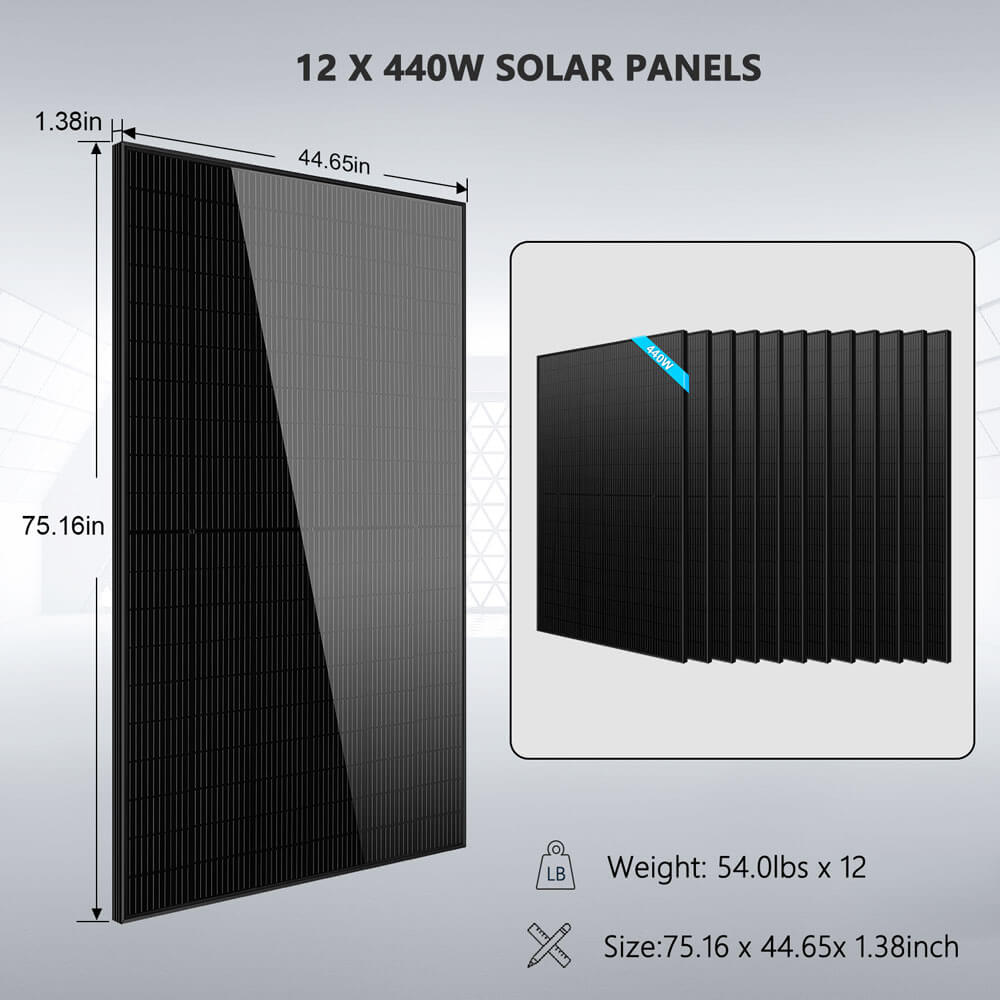 5280W Complete Off-Grid Solar Kit