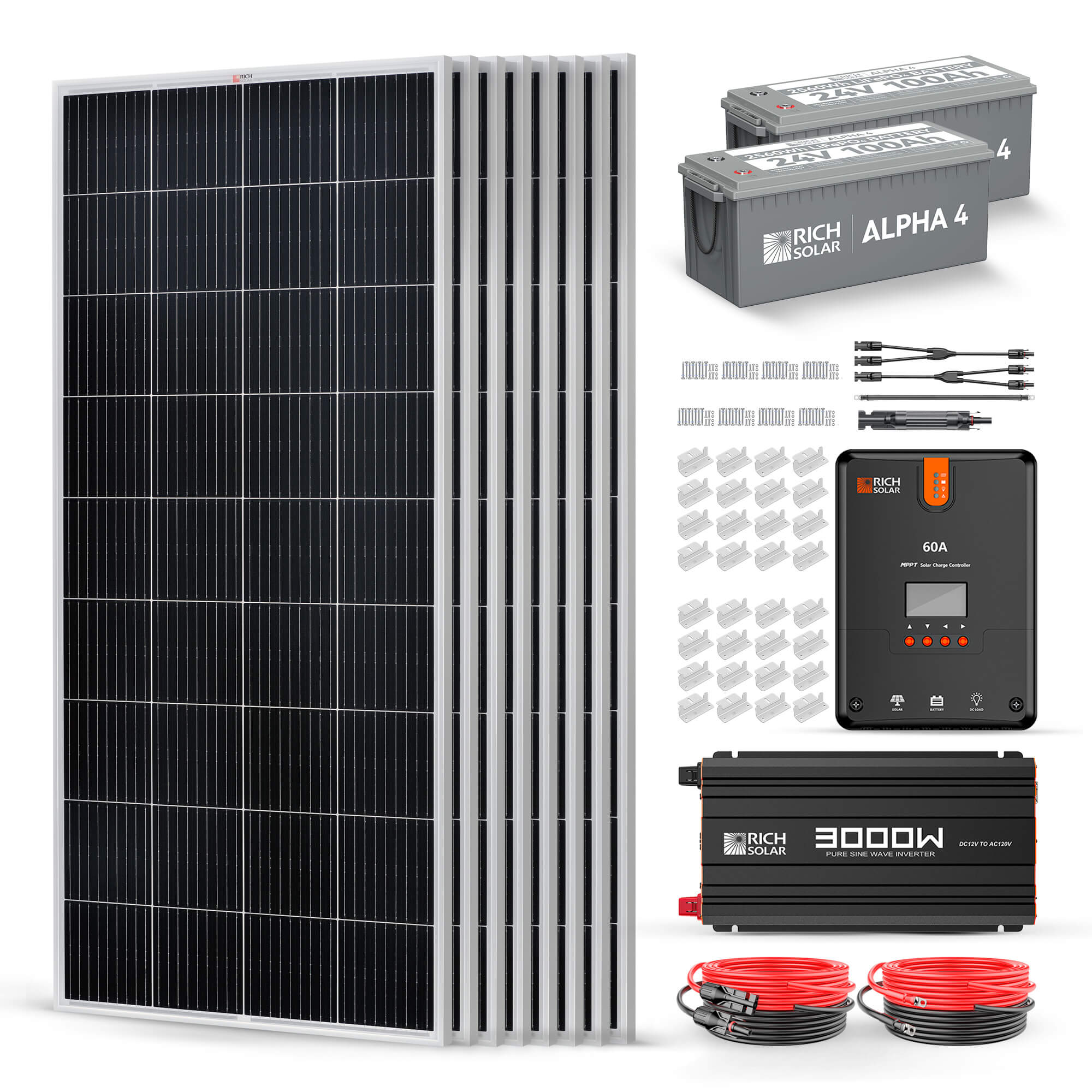 1600W Complete Solar Kit