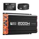 NOVA PURE 2K | 2000 Watt (2kW) 12 Volt Industrial Pure Sine Wave Inverter | Powerful 2000W 12V Off-Grid Inverter for RVs, Trailers, Campers, Vans, Trucks, Overlanders, Boats | Top Rated