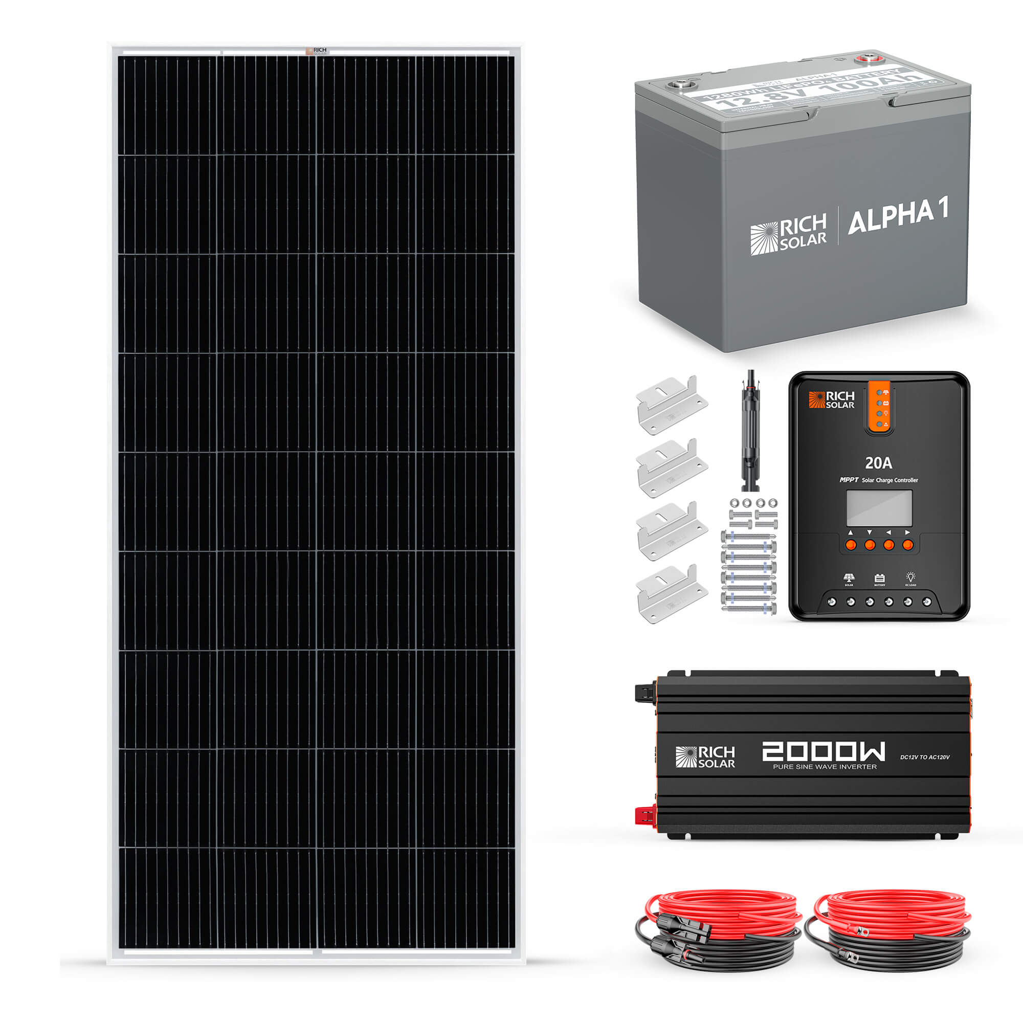 200W Complete Solar Kit