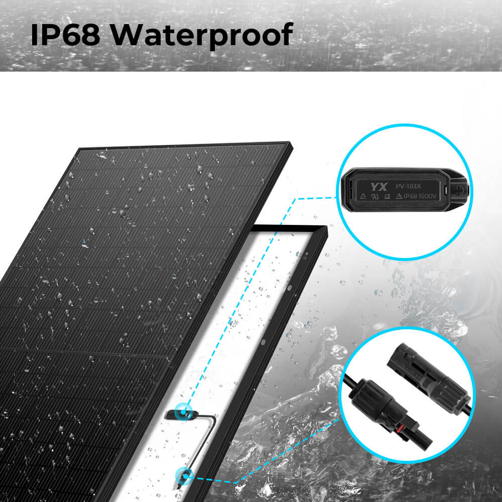 415W Mono Black PERC Solar Panel UL 61730