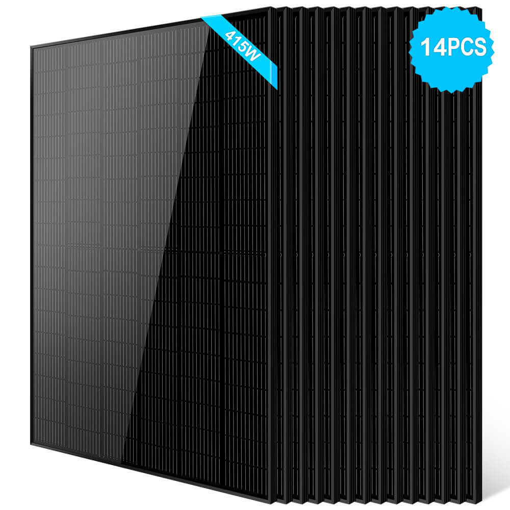 415W Mono Black PERC Solar Panel UL 61730