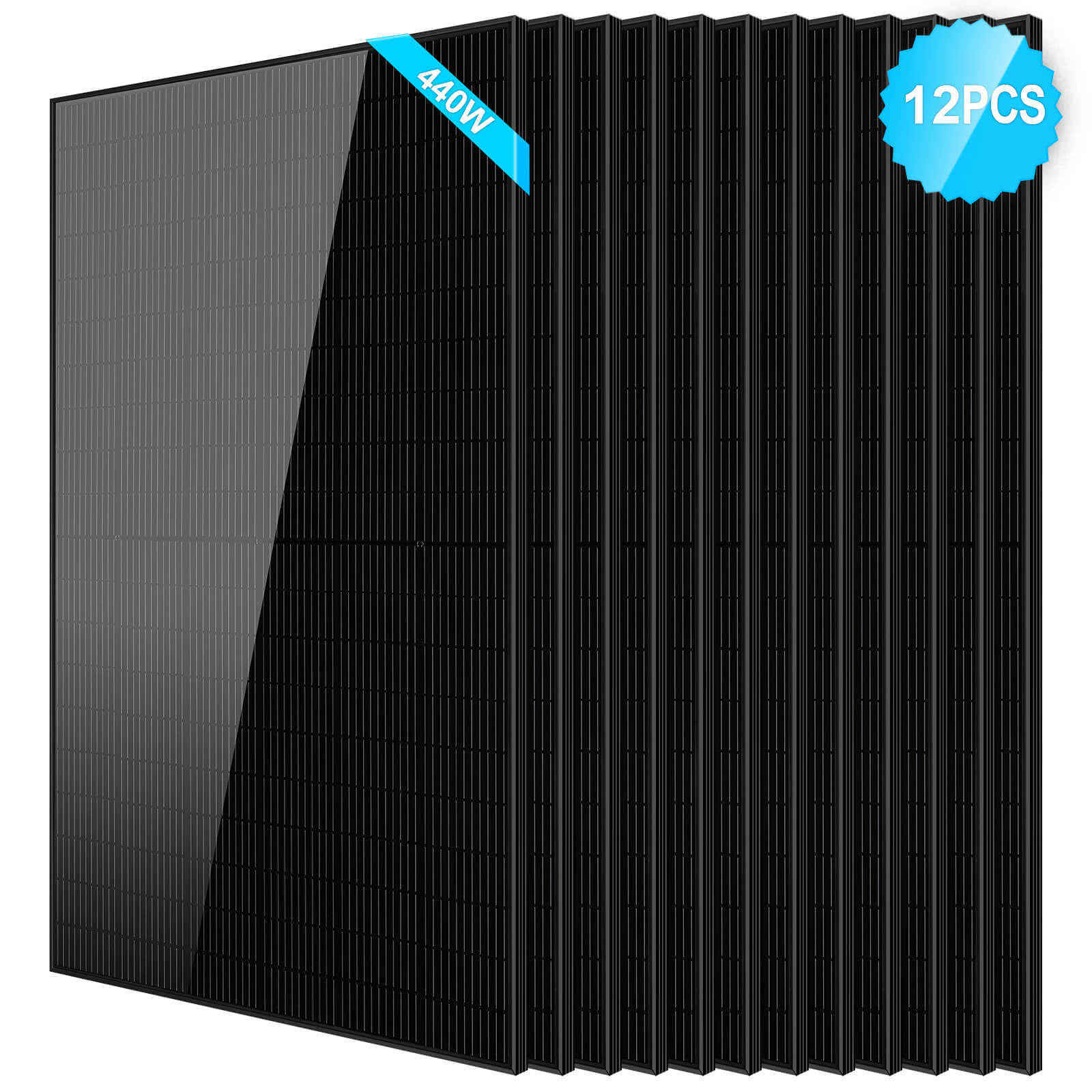 415W Mono Black PERC Solar Panel UL 61730