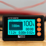 500 Amp Battery Monitor with Shunt | 8~120V 500A Battery Monitor with Shunt | Accurate Battery Status Monitor | Easy to Use