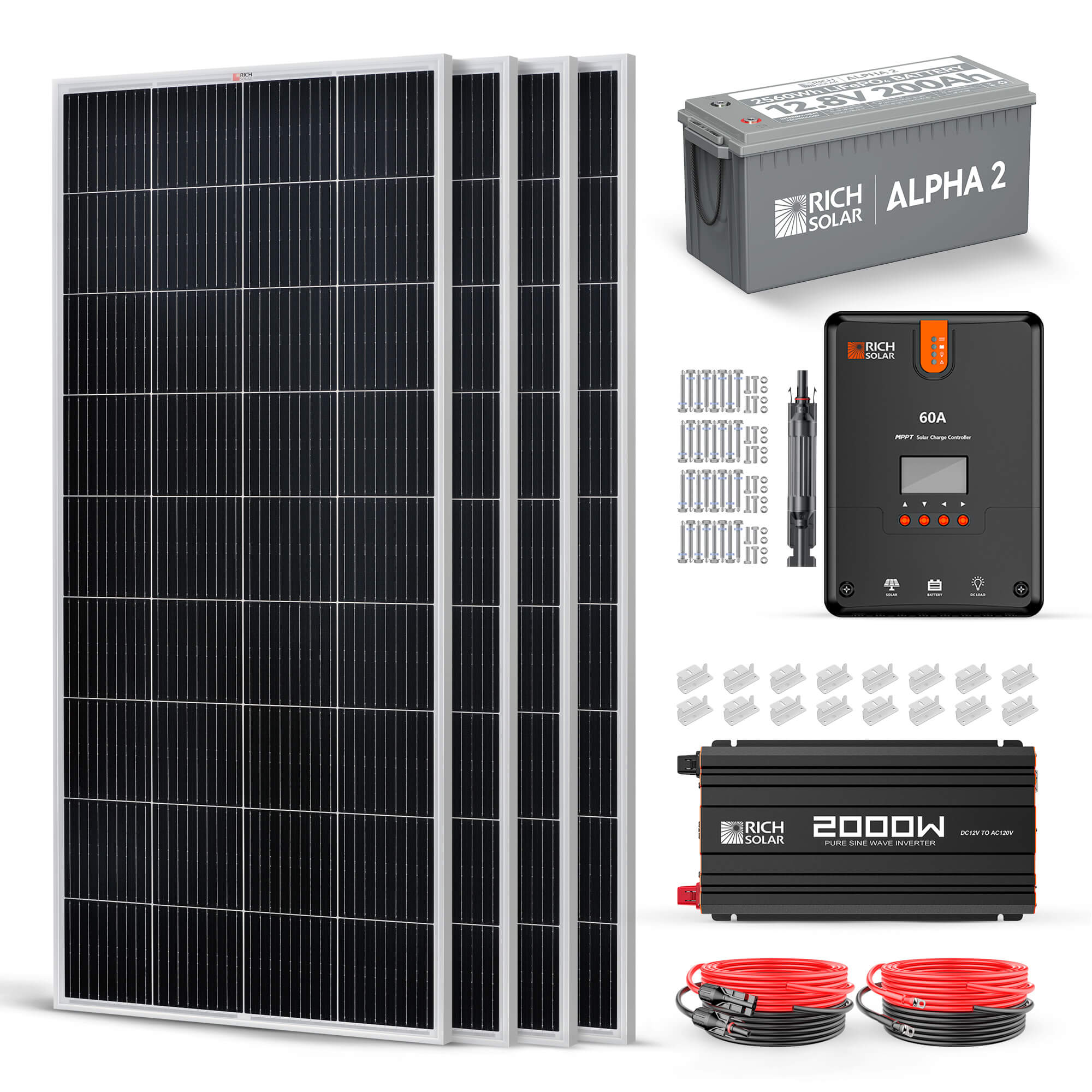 800W Complete Solar Kit