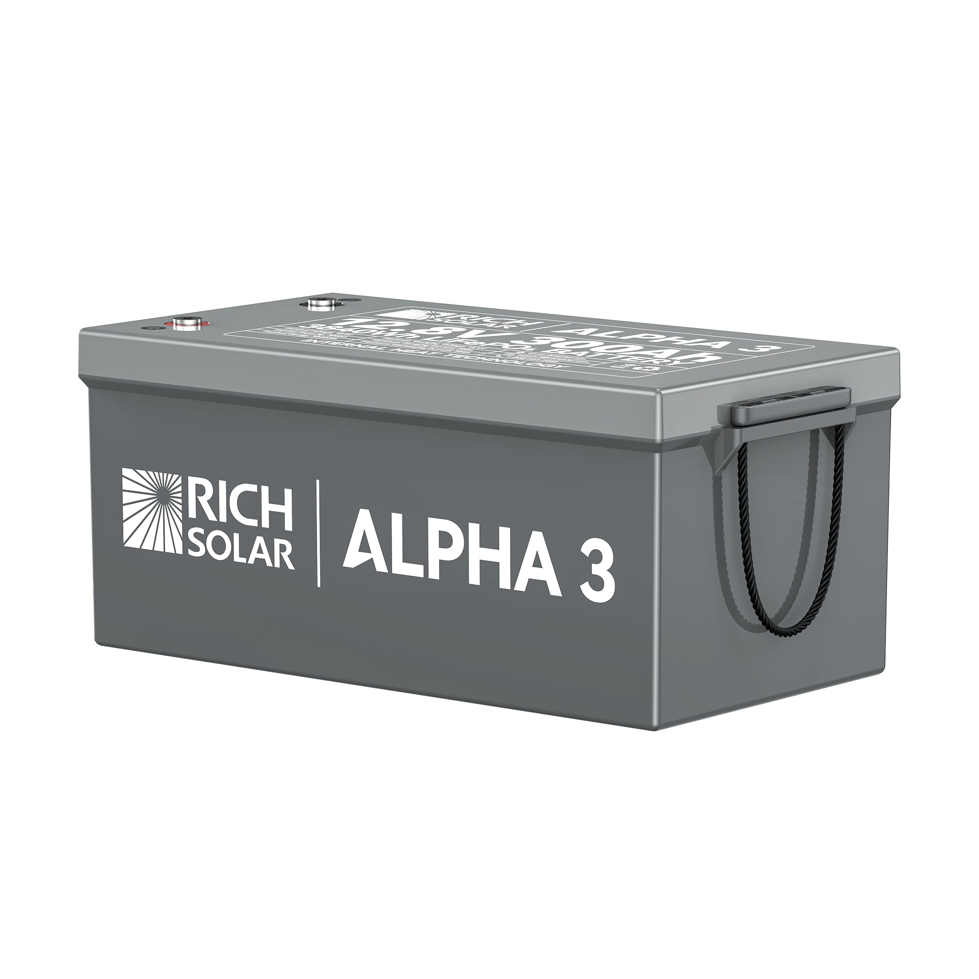 ALPHA 3 | 12V 300Ah LiFePO4 Battery | 12V Lithium Battery for RVs, Cabins, Off-Grid | 5,000 Lifetime Cycles | Internal Heat Techlogy | Bluetooth