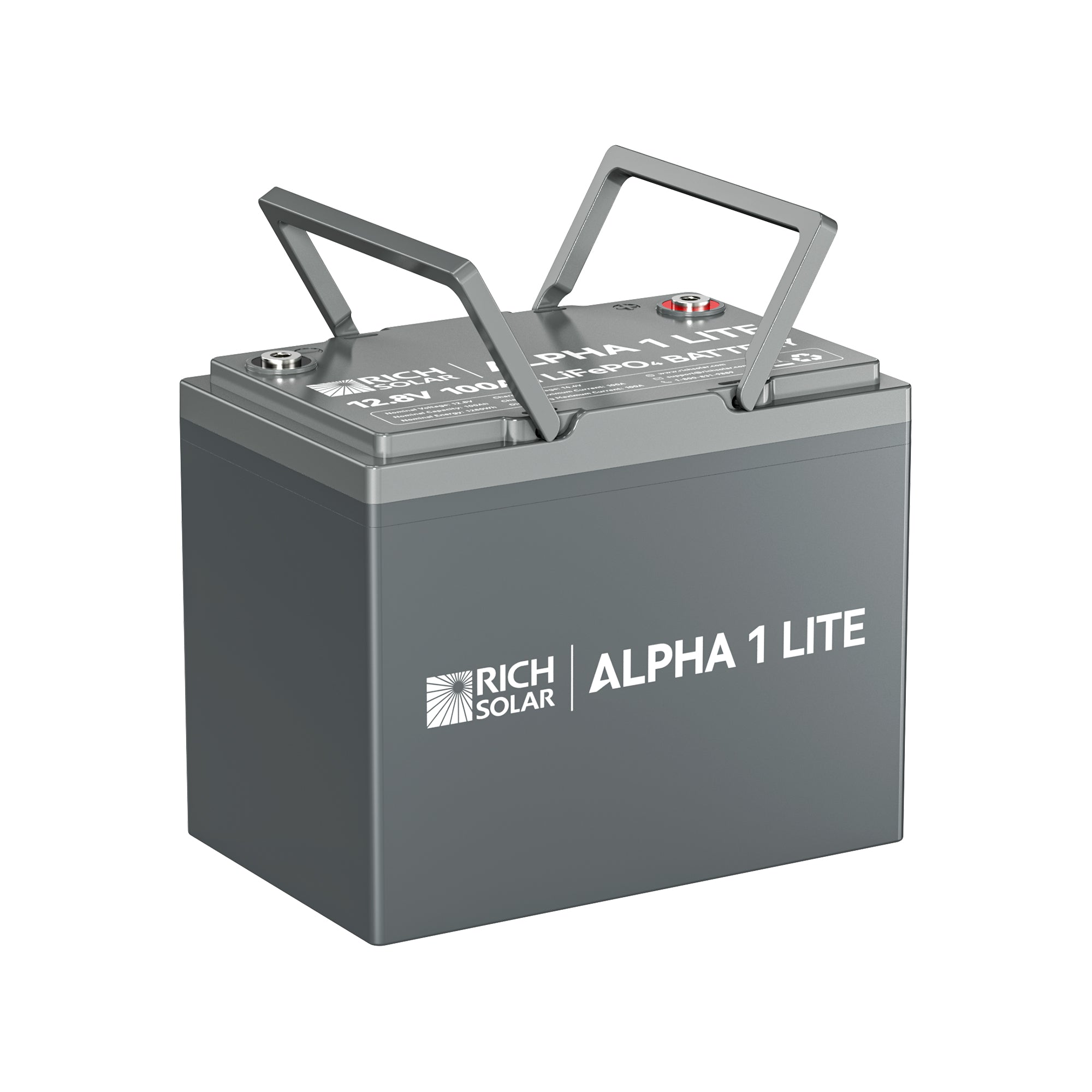ALPHA 1 LITE | 12V 100Ah LiFePO4 Battery | Lightweight 12V Lithium Battery for RVs, Trailers, Vans, Boats, Off-Grid | 4,000 Lifetime Cycles | Best Value