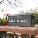 ALPHA 2 | 12V 200Ah LiFePO4 Battery | Powerful 12V Lithium Battery for RVs, Trailers, Vans, Boats, Off-Grid | 5,000 Lifetime Cycles | Bluetooth and Internal Heat Technology
