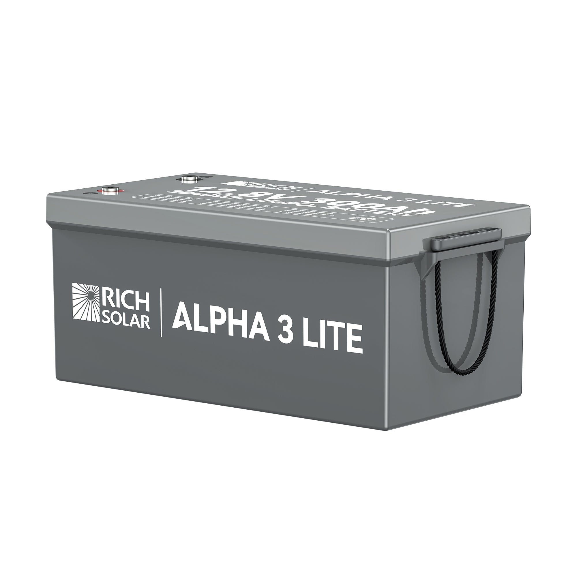 ALPHA 3 LITE | 12V 300Ah LiFePO4 Battery |12V Lithium Battery for RVs, Cabins, Off-Grid | 4,000 Lifetime Cycles
