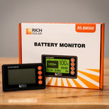 500 Amp Battery Monitor with Shunt | 8~120V 500A Battery Monitor with Shunt | Accurate Battery Status Monitor | Easy to Use