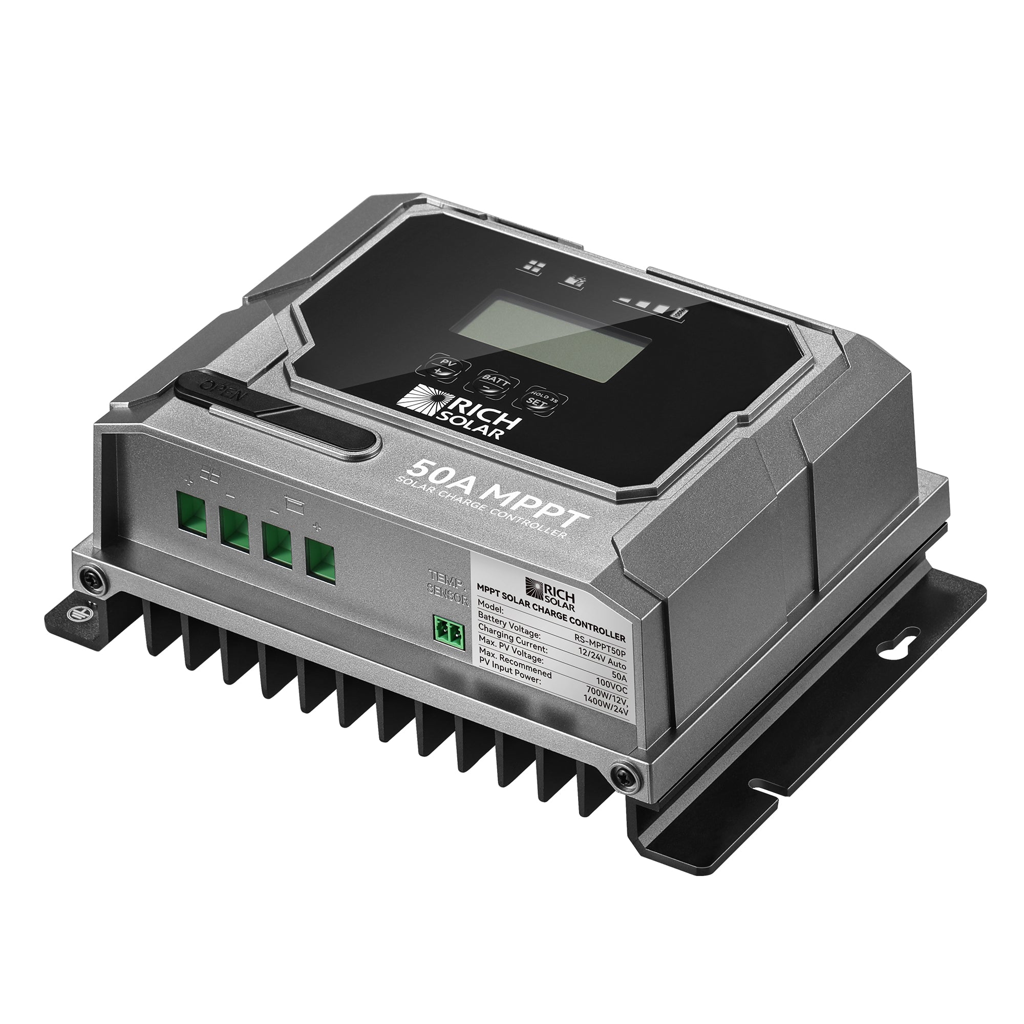 BRAVO 50 | 50 Amp MPPT Solar Charge Controller | Premier 50A 12V/24V MPPT Solar Controller for RVs, Trailers, Campers, Vans, Boats, Off-Grid | Awarded #1 Solar Controller 2025