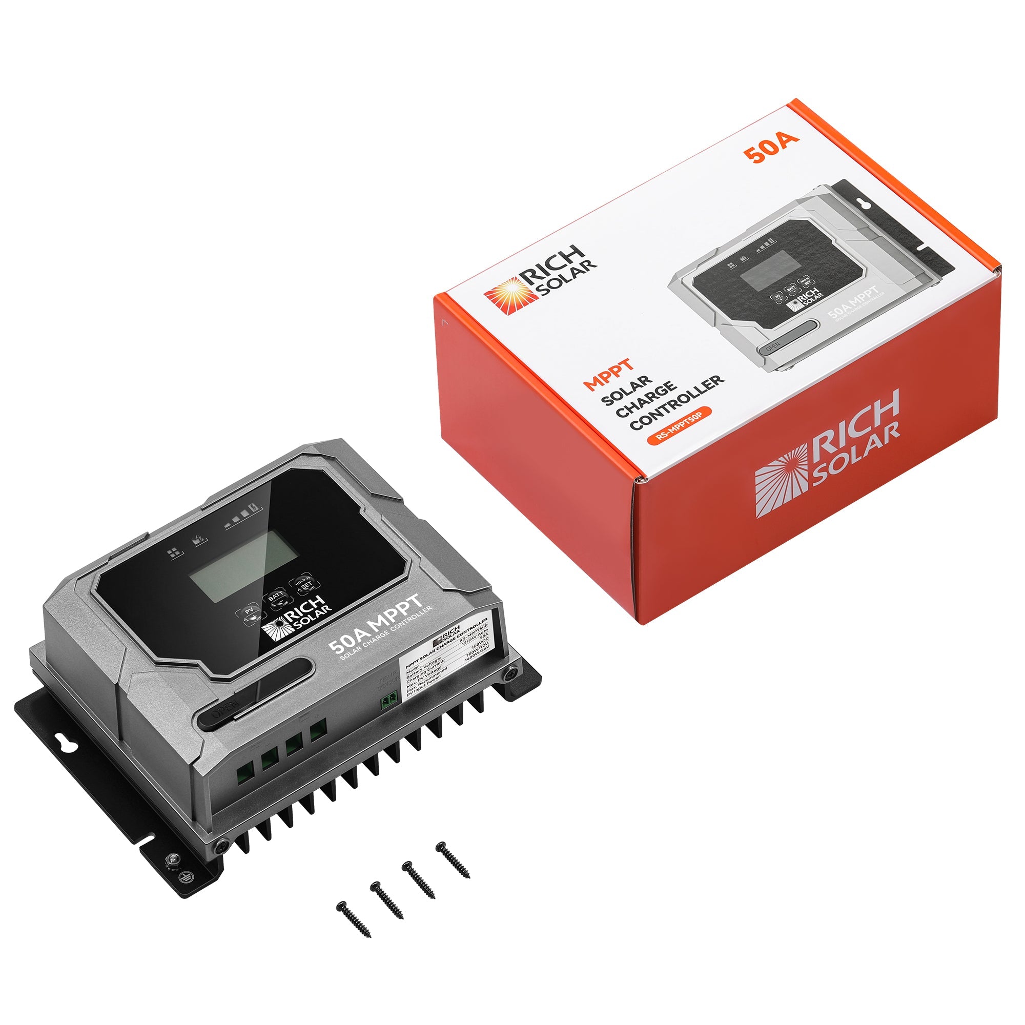 BRAVO 50 | 50 Amp MPPT Solar Charge Controller | Premier 50A 12V/24V MPPT Solar Controller for RVs, Trailers, Campers, Vans, Boats, Off-Grid | Awarded #1 Solar Controller 2025