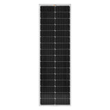 MEGA 100 SLIM | 100 Watt Slim Solar Panel | Compact 12V Off-Grid Narrow Solar Panel for Campers, Overlanders, Boats | 25-Year Output Warranty | UL Certified