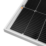 MEGA 100 SLIM | 100 Watt Slim Solar Panel | Compact 12V Off-Grid Narrow Solar Panel for Campers, Overlanders, Boats | 25-Year Output Warranty | UL Certified