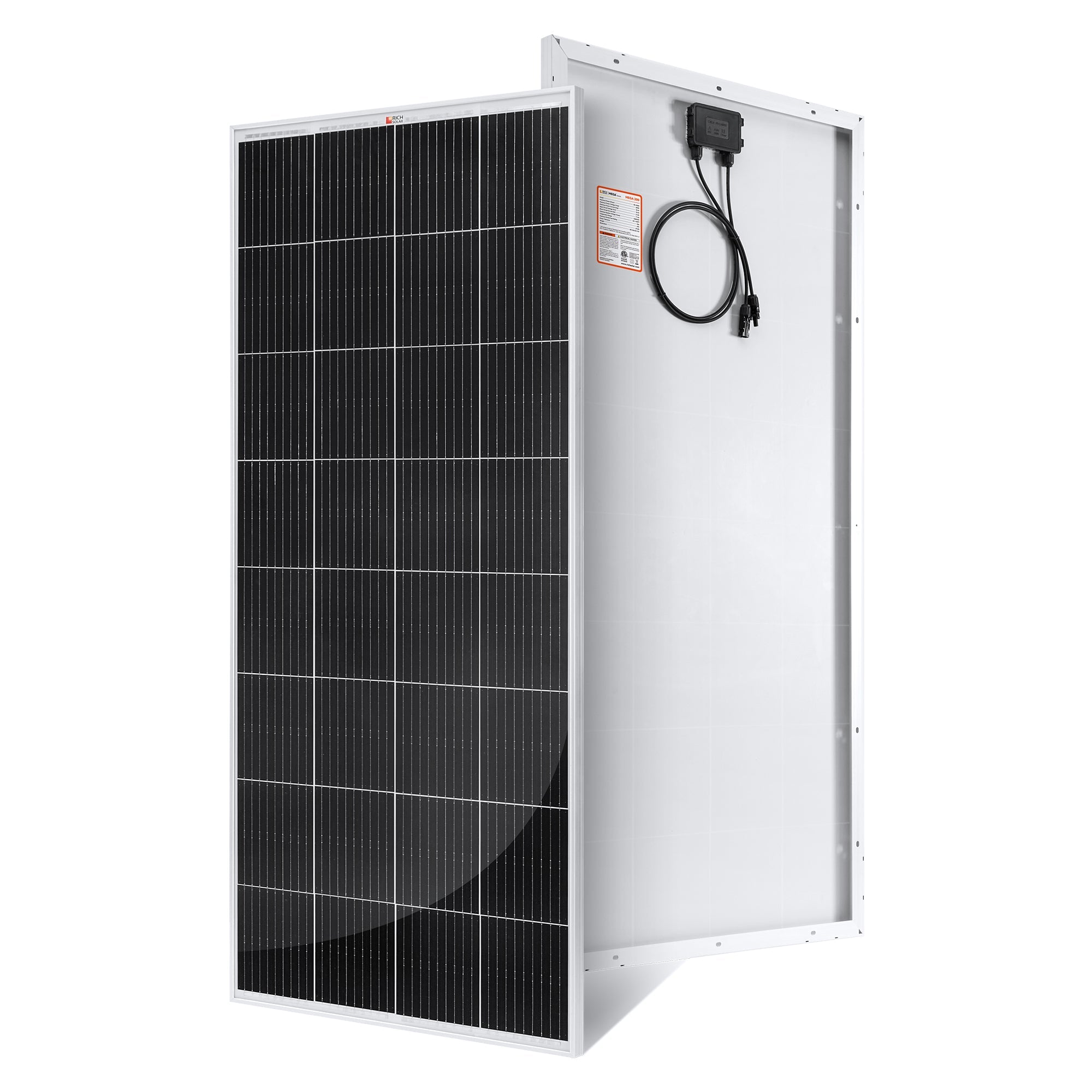 MEGA 200 | 200 Watt Solar Panel | Premier 12V Off-Grid Solar Panel for RVs Cabins, Boats | 25-Year Output Warranty | UL Certified