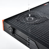 MEGA 200 Portable Briefcase Charging Kit | 200 Watt Portable Solar Panel | Premium 12V Portable Solar Panel for Generators, Vans, Campers | High Efficiency