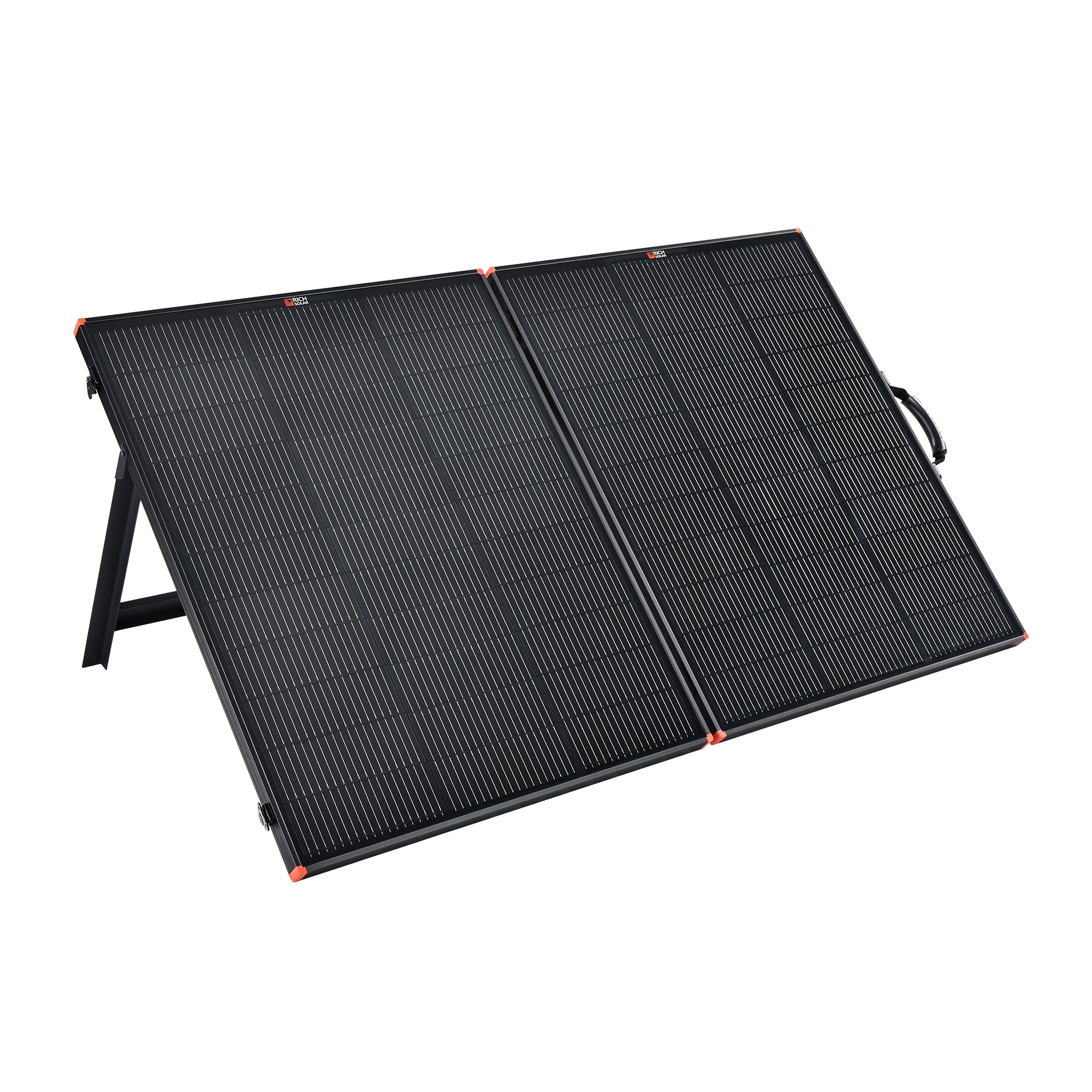 MEGA 200 Portable Briefcase Solar Panel | 200 Watt Portable Solar Panel | Powerful 12V Portable Solar Panel for Generators, Power Stations, Campers | High Efficiency