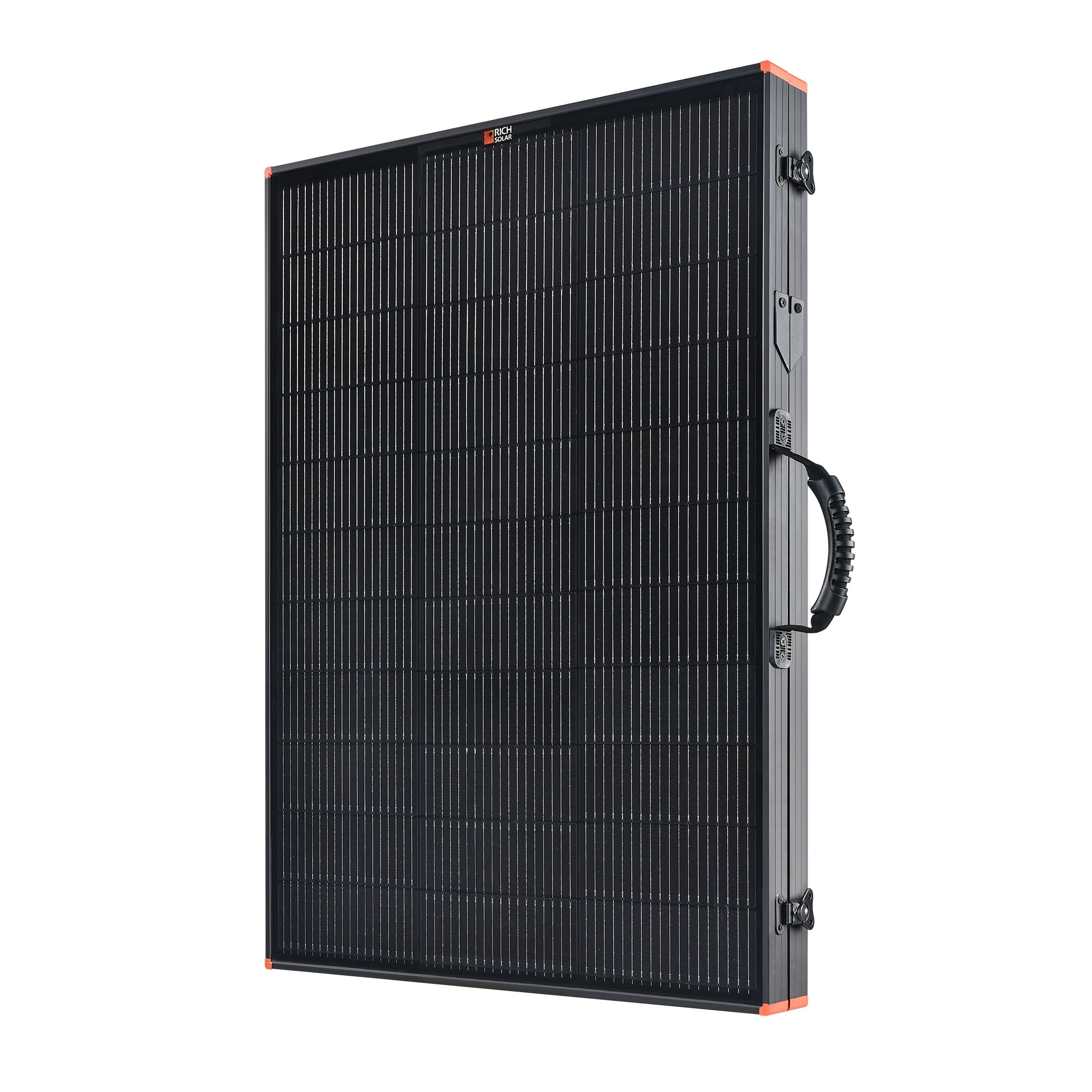 MEGA 200 Portable Briefcase Solar Panel | 200 Watt Portable Solar Panel | Powerful 12V Portable Solar Panel for Generators, Power Stations, Campers | High Efficiency