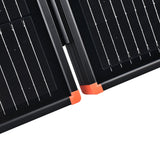 MEGA 200 Portable Briefcase Solar Panel | 200 Watt Portable Solar Panel | Powerful 12V Portable Solar Panel for Generators, Power Stations, Campers | High Efficiency