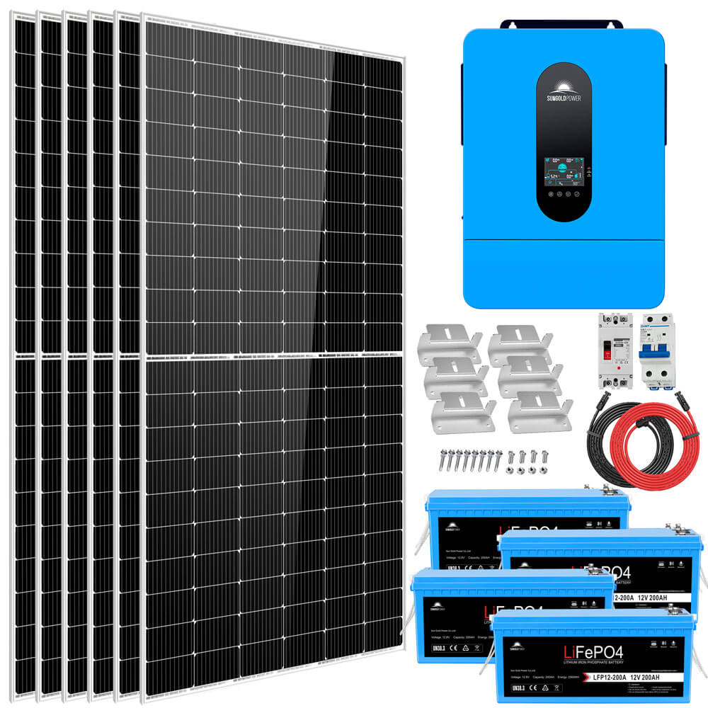 2700W Complete Off-Grid Solar Kit