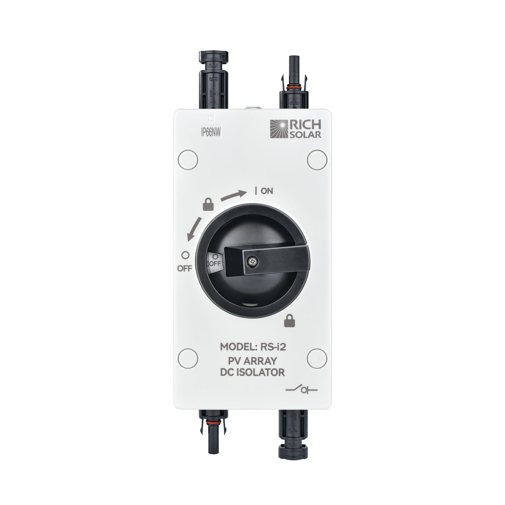 Solar PV DC Quick Disconnect Switch | Solar Array DC Quick Disconnect Switch | 1500 Volt 32 Amp | 2 Pole 1 String | Easy to Install