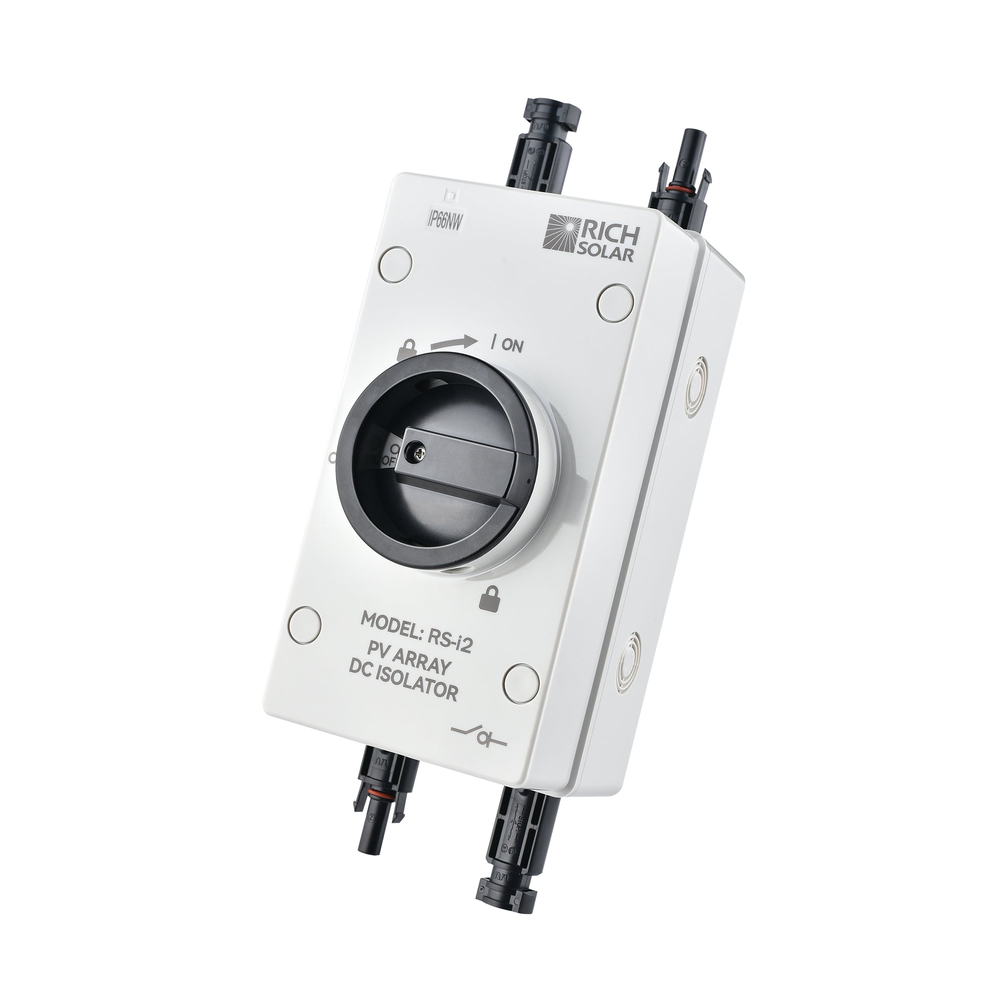 Solar PV DC Quick Disconnect Switch | Solar Array DC Quick Disconnect Switch | 1500 Volt 32 Amp | 2 Pole 1 String | Easy to Install